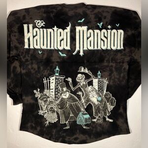 Disney Parks THE HAUNTED MANSION Hitchhiking Ghosts Spirit Jersey Sz S Glow Dark